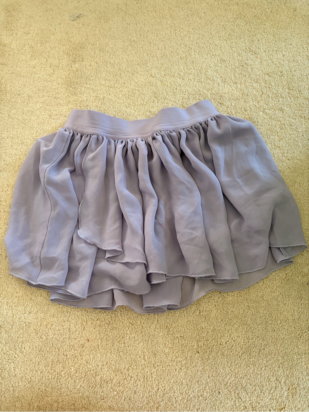 Carter's Light Lavender Layered Chiffon Skater Skirt